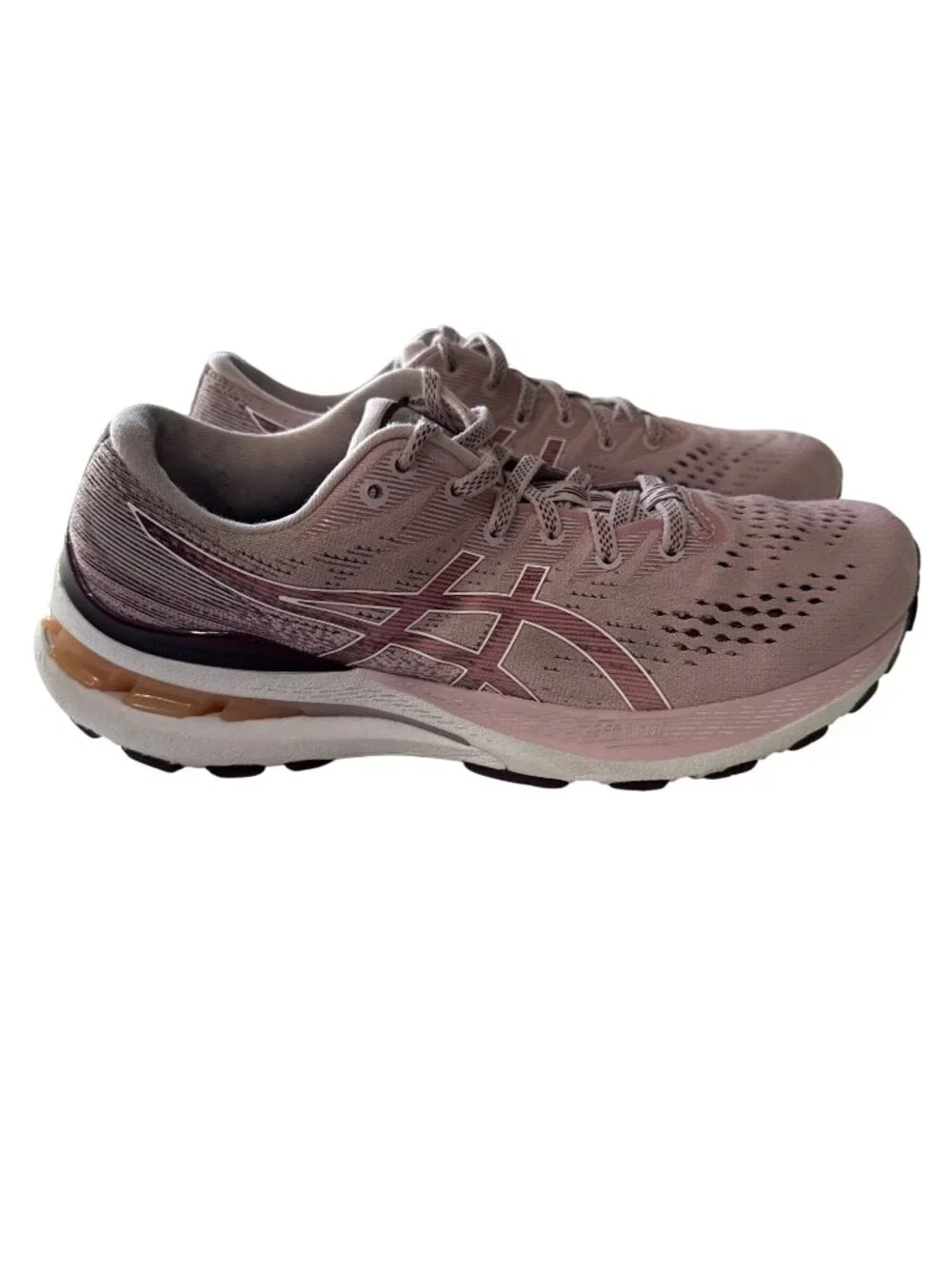 Asics Gel-Kayano 28 Womens Running Shoes Pink/White Size 8.5 Pre-Owned - Picture 4 of 10
